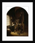 An Interior with a Young Violinist by Gerrit Dou